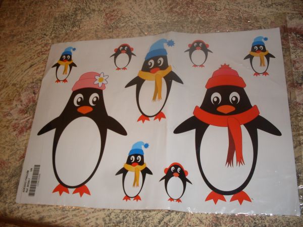 Adesivo Decorativo Pinguim